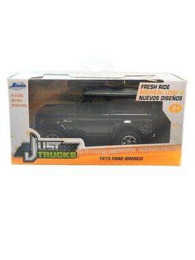 Jada Toys 1973 Ford Bronco Just Trucks Die-Cast Model 1:32 Scale Black 2019